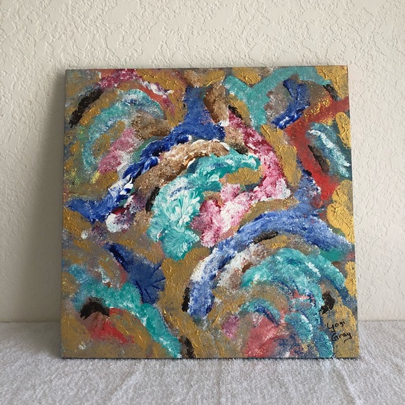 Contemporary Abstract Wall Art Painting - Picture 2 of 7